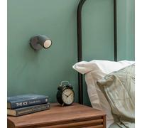 Valuelights Benton Single Adjustable Spotlight Ip44 Rated Bathroom Wall Light In Grey Grey