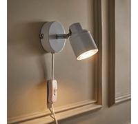Valuelights Benton White Plug In Wall Spotlight
