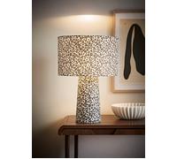 ValueLights | Bertie Leopard Print Full Fabric Table Lamp with LED Bulb | Table Lamps, Home Décor & Improvement Essential | Included LED Bulb