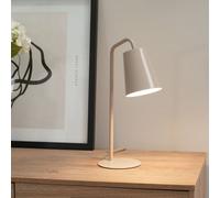 ValueLights | Natural Metal Arched Stem Bedside Table Lamp | Home Décor, Bedside & Desk Lamp | Includes Bulb
