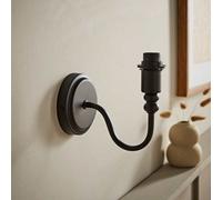 ValueLights Binky Rechargeable LED Bulb Wall Light Base in Black ValueLights Black