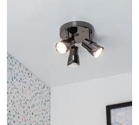 Valuelights Black Ceiling Bar Spotlight And Gu10 Spotlight Led 5W Warm White 3000K Bulbs