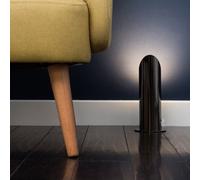 Valuelights Black Chrome Table/floor Standing Uplighter Wall Wash Lamp With Thermal Plastic 5W High Power Frosted Lens Bulb 6500K