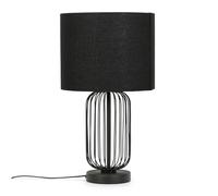 Set of 2 of Black Metal Table Lamps black