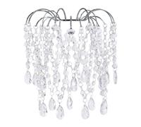 Blanche Chandelier Droplet Ceiling Pendant Light Shade & 10w LED Bulb ValueLights Silver One Size