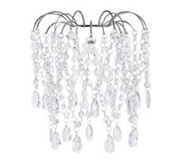 Valuelights Blanche Chandelier Droplet Ceiling Pendant Light Shade In Silver Silver One Size
