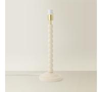 ValueLights | Bobbin Cream Wooden Bobble Table Lamp Base | Table Lamps, Home Décor & Improvement Essential