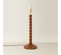 ValueLights | Bobbin Walnut Wooden Bobble Table Lamp Base | Table Lamps, Home Décor & Improvement Essential