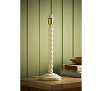 ValueLights | Bobbin Cream Wooden Bobble Table Lamp Base | Table Lamps, Home Décor & Improvement Essential