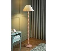 ValueLights | Rose Pink Bobbin Stem Standing Floor Lamp with Pink Trim Scallop Shade | Floor Lamps & Torchieres, Home Décor & Improvement Essential