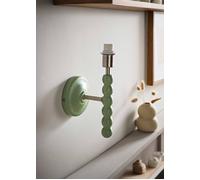 ValueLights | Bobbles Sage Green Bobbin Wall Light Base | Wall Lights, Home Décor & Improvement Essential | Mains Wired