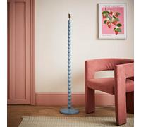 Valuelights Bobbles Powder Blue Bobbin Floor Lamp Base