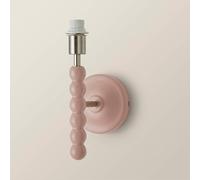 Valuelights Bobbins Pastel Bobble Style Wall Light Base In Pale Pink Pale Pink One Size