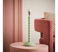 Valuelights Bobbles Sage Green Bobbin Table Lamp Base