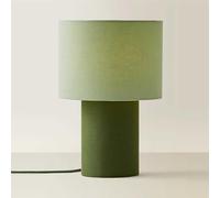 ValueLights | Bobby Green Colour Clash Duo Fabric Table Lamp | Table Lamp, Home Décor & Improvement Essential