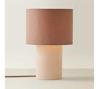 ValueLights | Bobby Mocha Colour Clash Duo Fabric Table Lamp | Table Lamp, Home Décor & Improvement Essential