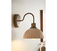ValueLights Bourton Metal Wall Light - Cream