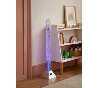 Valuelights Kids Bubble Lamp 90Cm Silver Floor Table Childrens Sensory Bubble Lamp Silver