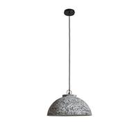 Valuelights Burrel Contemporary Grey White Fractal Textured Ceiling Pendant Light Fitting