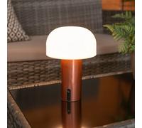 ValueLights | Copper Mushroom Touch Table Lamp Wireless Portable USB Rechargeable Indoor/Outdoor Cordless Dimmer Light | Outdoor Lights & Home/Garden Improvements Essential |