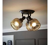 ValueLights Calpe Metal 3-Light Spotlight - Black