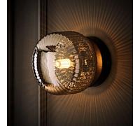 ValueLights Calpe Metal Wall Light - Black