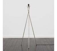 MiniSun | Modern Brushed Chrome Floor Lamp Base | Floor Lamps & Torchieres, Home Décor & Improvement Essential