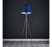 Camden Silver Floor Lamp ValueLights Silver One Size