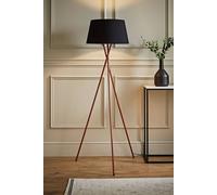 MiniSun | Modern Copper Metal Tripod Floor Lamp with a Black Tapered Shade | Floor Lamps & Torchieres, Home Décor, Improvement & Lifestyle Essential
