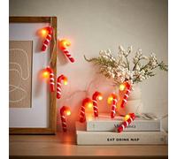 Valuelights Candy Cane Red Indoor String Lights
