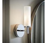 Canya Silver Bathroom Wall Light ValueLights Silver One Size