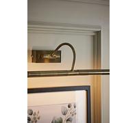 ValueLights Capri Adjustable Twin Bulb Picture Slim Wall Light with G9 Bulbs in Gold ValueLights Gold