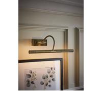 MiniSun Modern Adjustable Antique Brass Living Room Display Lamp Twin Picture Wall Light - Mains Powered