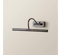 Valuelights Capri Pair Of Black Chrome Mains Powered Twin Picture Wall Lights