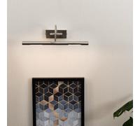 Valuelights Capri Pair Of Brushed Chrome Mains Powered Twin Picture Wall Lights And Bulbs