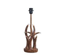 Valuelights Caribou Intertwined Caribou Antler Design Table Lamp Base Rustic Natural Finish