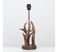 MiniSun | Intertwined Caribou Antler Design Table Lamp Base in a Rustic Natural Finish | Table Lamps, Home Décor & Improvement Essential