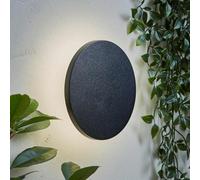 ValueLights | Chad Backlit Matte Black Circle IP65 LED Outdoor Wall Light | Wall Lights, Home Décor & Improvement Essential