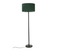 ValueLights Charlie Black Floor Lamp Large Green Shade ValueLights Black