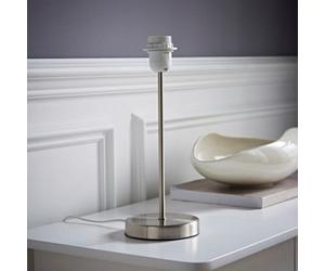 Valuelights Charles Brushed Chrome Table Lamp Base