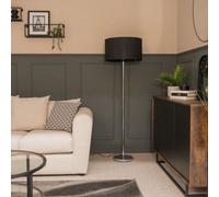 ValueLights Charlie Silver Floor Lamp ValueLights Silver