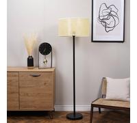 Charlie Black Floor Lamp ValueLights Black One Size