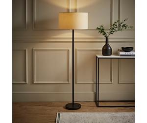 ValueLights Charlie Metal Statement Floor Lamp - Black