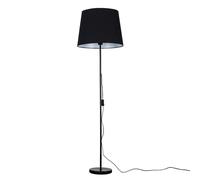 MiniSun | Modern Floor Lamp in a Black Metal Finish with an Extra Large Black Light Shade | Floor Lamps & Torchieres, Home Décor, Improvement & Lifestyle Essential