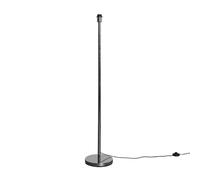 Valuelights Charlie Modern Stem Silver Floor Lamp Base Silver