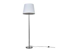 Charlie Modern Stem Silver Floor Lamp ValueLights Silver One Size