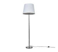 Charlie Modern Stem Silver Floor Lamp ValueLights Silver One Size