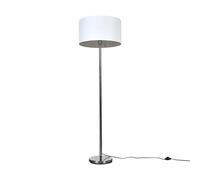 Charlie Silver Floor Lamp ValueLights Silver One Size