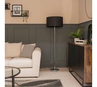 Charlie Silver Floor Lamp ValueLights Silver One Size
