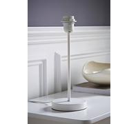 ValueLights | White Metal Single Stem Table Lamp Base for Living Room Bedroom | Table Lamps, Home Décor & Improvement Essential
